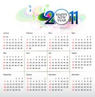 colorful calendar design N2
