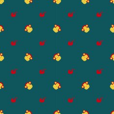 Cartoon seamless pattern with monkey N8