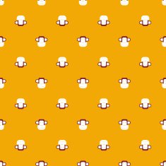 Cartoon seamless pattern with monkey N9