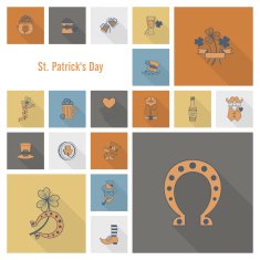 Saint Patricks Day Icon Set N8