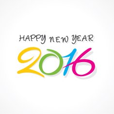 happy new year 2016 design N4