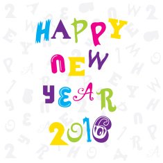 happy new year 2016 design N5