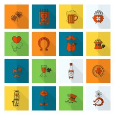 Saint Patricks Day Icon Set N13