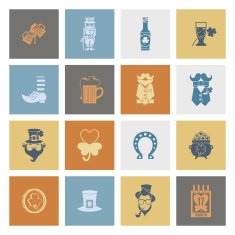 Saint Patricks Day Icon Set N15