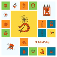 Saint Patricks Day Icon Set N20