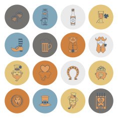 Saint Patricks Day Icon Set N22