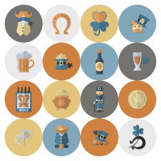 Saint Patricks Day Icon Set N23