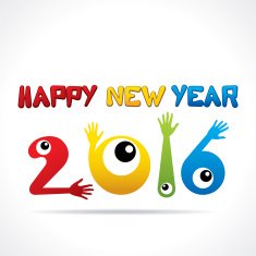creative happy new year 2016 design N3