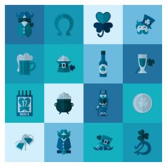Saint Patricks Day Icon Set N26