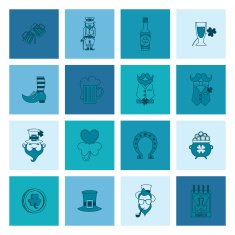 Saint Patricks Day Icon Set N27