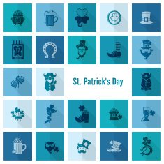 Saint Patricks Day Icon Set N28