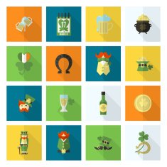 Saint Patricks Day Icon Set N31