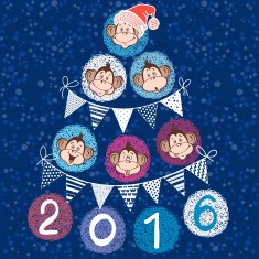 2016 new year card