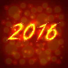 Happy new year 2016 vector concept