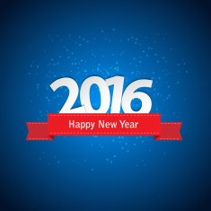 Happy new year greeting card Vector eps10