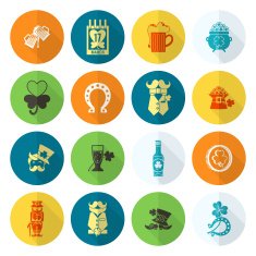 Saint Patricks Day Icon Set N39