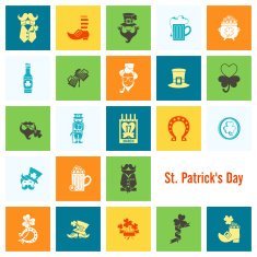 Saint Patricks Day Icon Set N46