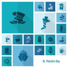 Saint Patricks Day Icon Set N49
