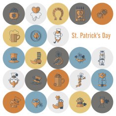 Saint Patricks Day Icon Set N51