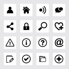 Universal web icon set for Web & Mobile N22