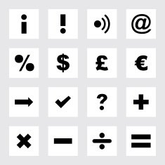 Universal web icon set for Web & Mobile N23