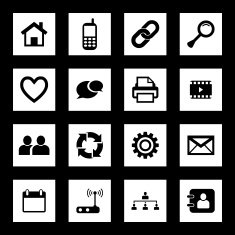 Universal web icon set for Web & Mobile N37