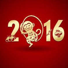 Happy Chinese new year monkey N7