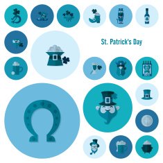 Saint Patricks Day Icon Set N56