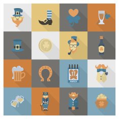 Saint Patricks Day Icon Set N59