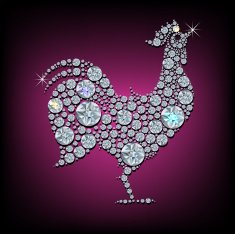 Diamond rooster