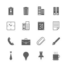 office icons set N13