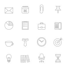 Office Line Icons