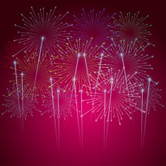 Fireworks Display for New year and all celebration vector illustration N12