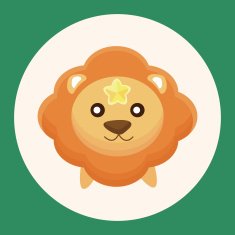 Constellation Leo theme elements