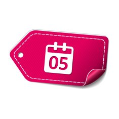 Calender Sign Pink Vector Icon Design N2 free image download
