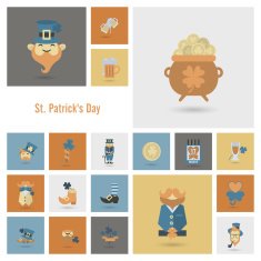 Saint Patricks Day Icon Set N83