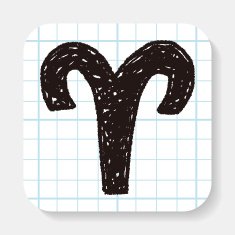 aries Constellation doodle N2
