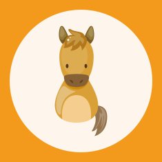 Chinese Zodiac horse theme elements