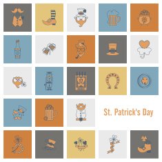 Saint Patricks Day Icon Set N91