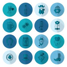 Saint Patricks Day Icon Set N101