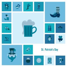 Saint Patricks Day Icon Set N102