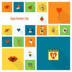 Happy Valentines Day Icons N20