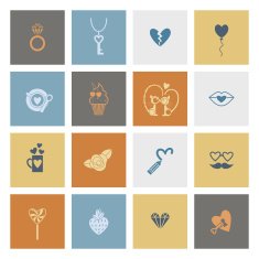 Happy Valentines Day Icons N30