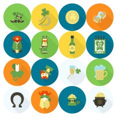 Saint Patricks Day Icon Set N104
