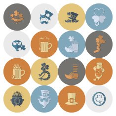 Saint Patricks Day Icon Set N105