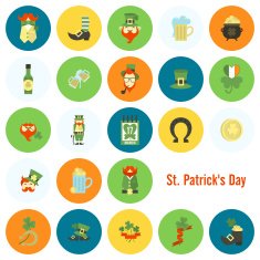 Saint Patricks Day Icon Set N117
