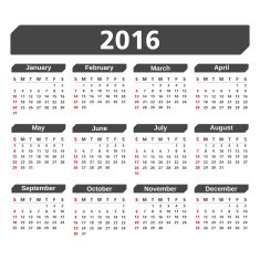 Calendar 2016 N66