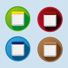 Calendar Flat Icon With More Variants N2