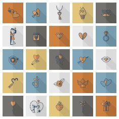 Happy Valentines Day Icons N43