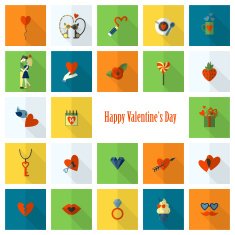 Happy Valentines Day Icons N44